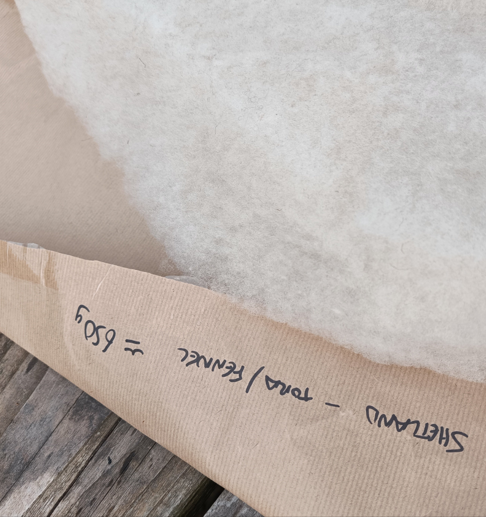 Shetland Shearling Wool Batting