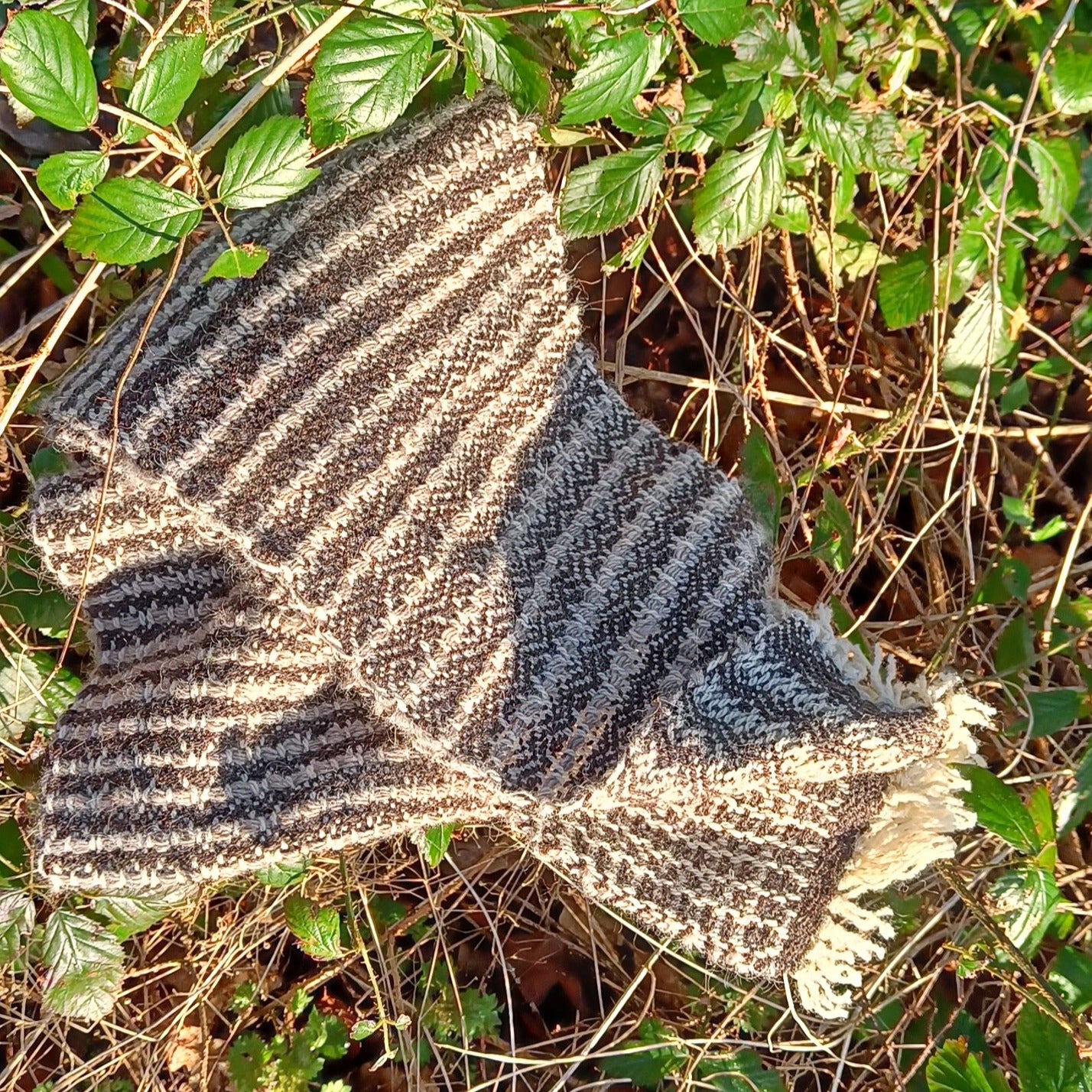 Half Moon II. British Wool Scarf with Icelandic Lambswool