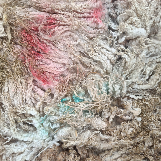 White Leicester Longwool Fleece