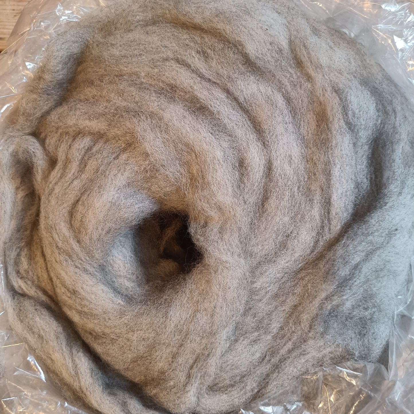 Romney x Shetland Wool - Grey Sliver