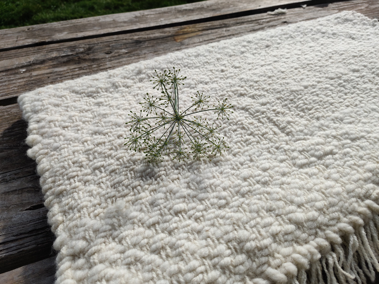 Rowan - Pure Portland wool blanket.