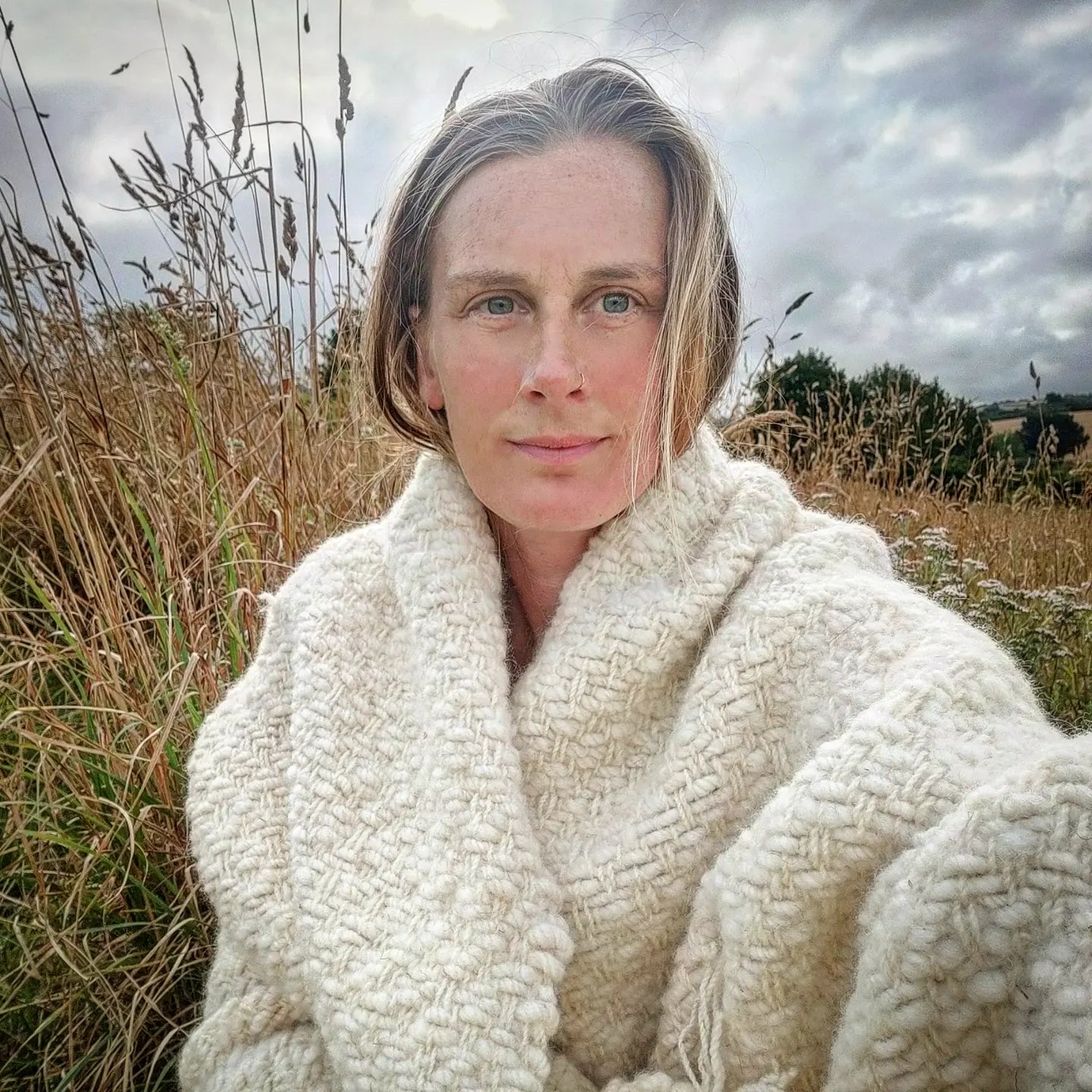 Rowan - Pure Portland wool blanket.