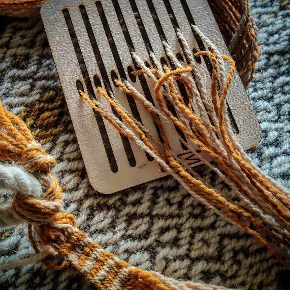 Band Weaving Kit with Plant Dyed Yarn