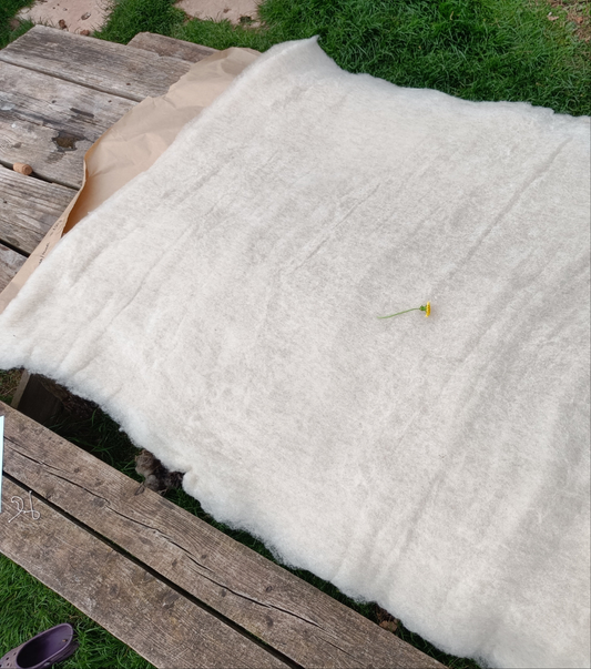 Shetland Shearling Wool Batting