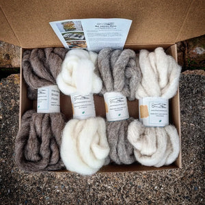 Blade shorn wool selection box