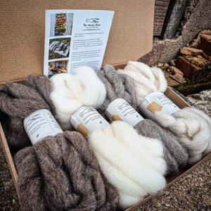 Blade shorn wool selection box