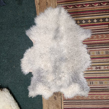 Load image into Gallery viewer, Cream and Grey Shetland Icelandic Sheepskin Rug
