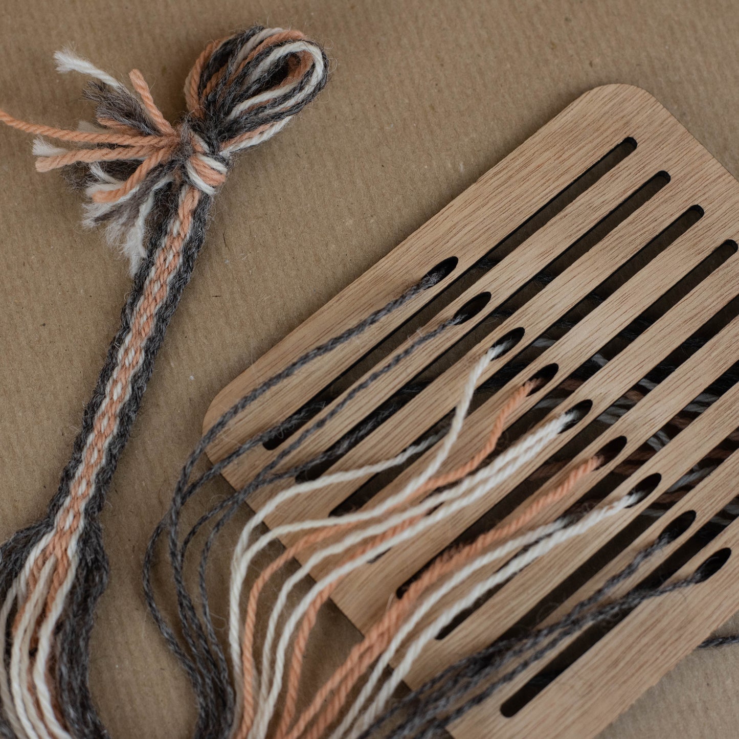 Band Weaving Kit with Plant Dyed Yarn