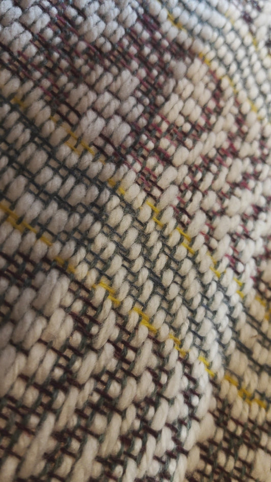 Handspun Lambswool Scarf.