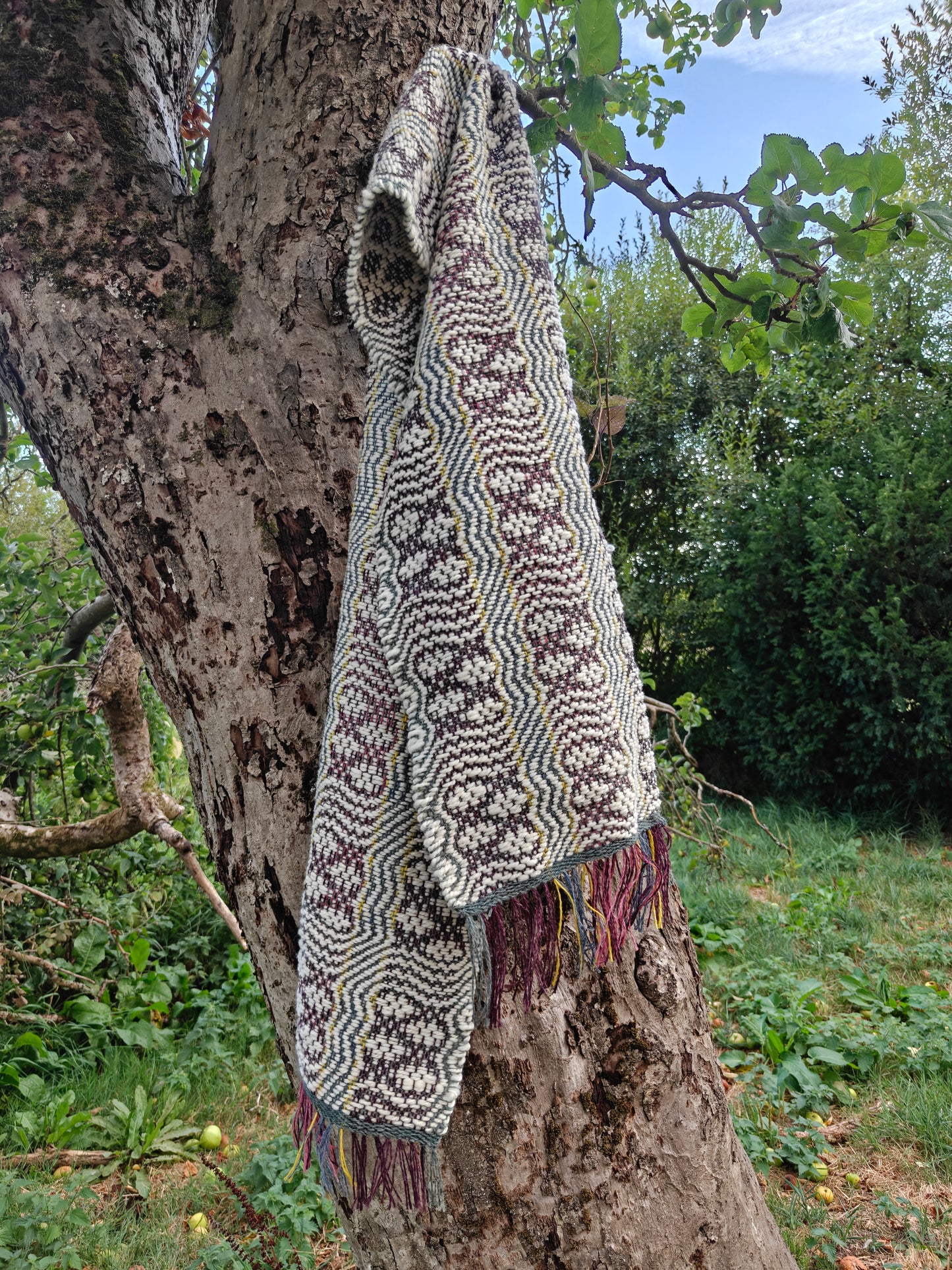 Handspun Lambswool Scarf.