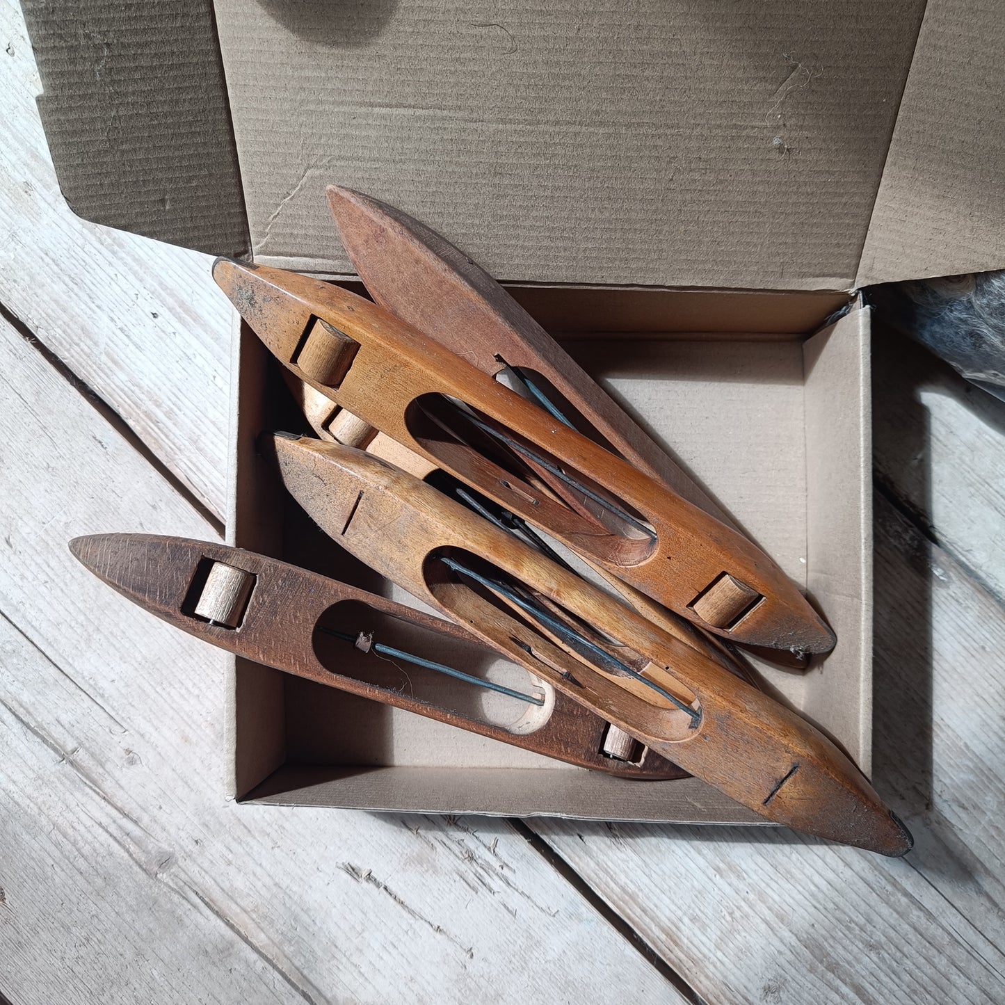 Vintage boat shuttles