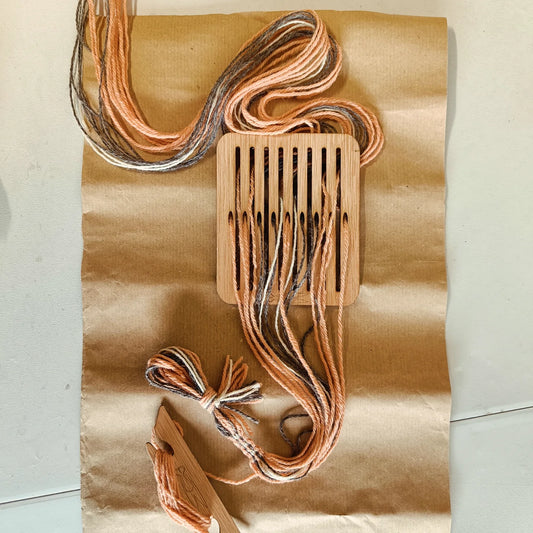 Band Weaving Kit with Plant Dyed Yarn