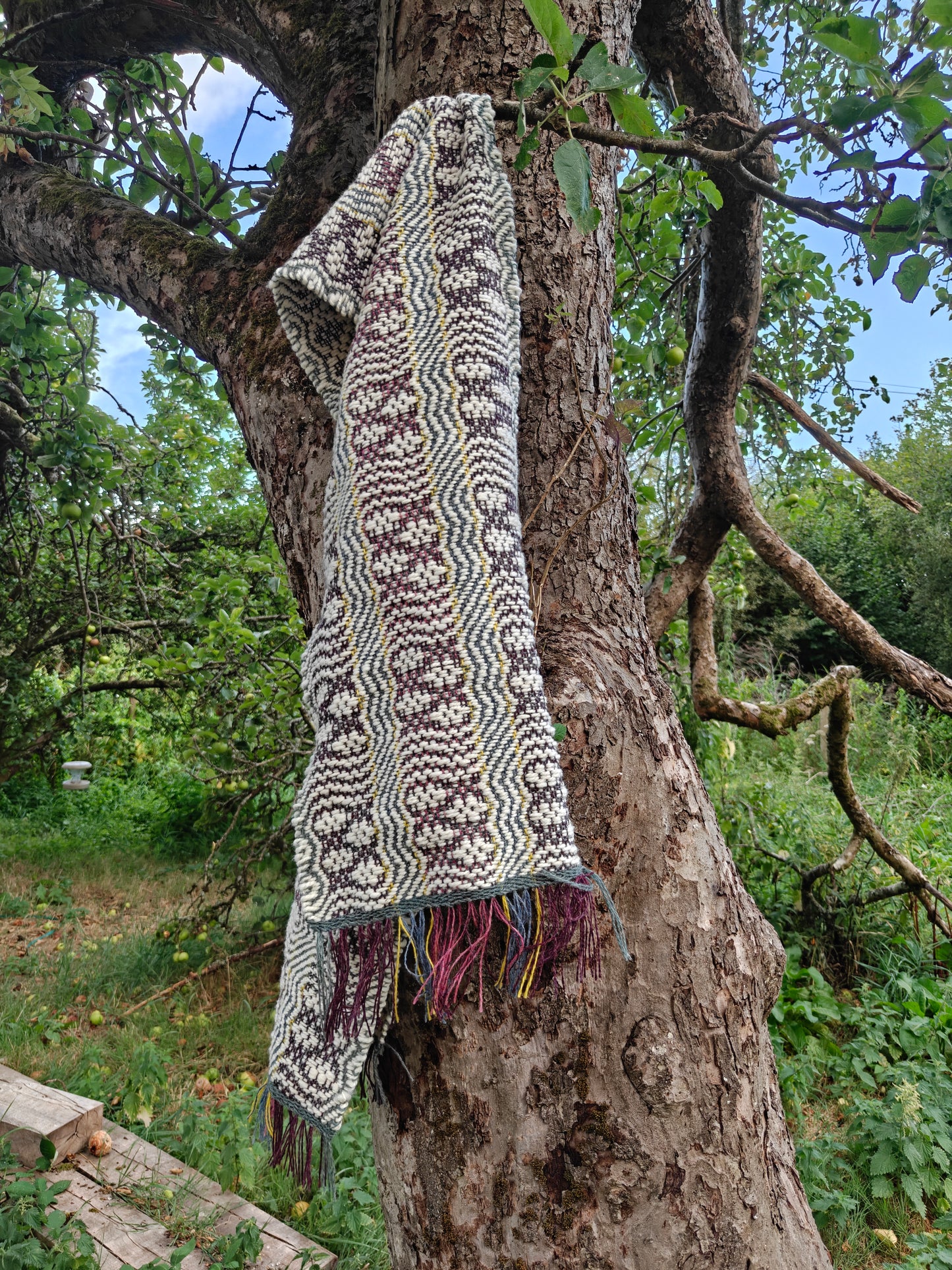 Handspun Lambswool Scarf.