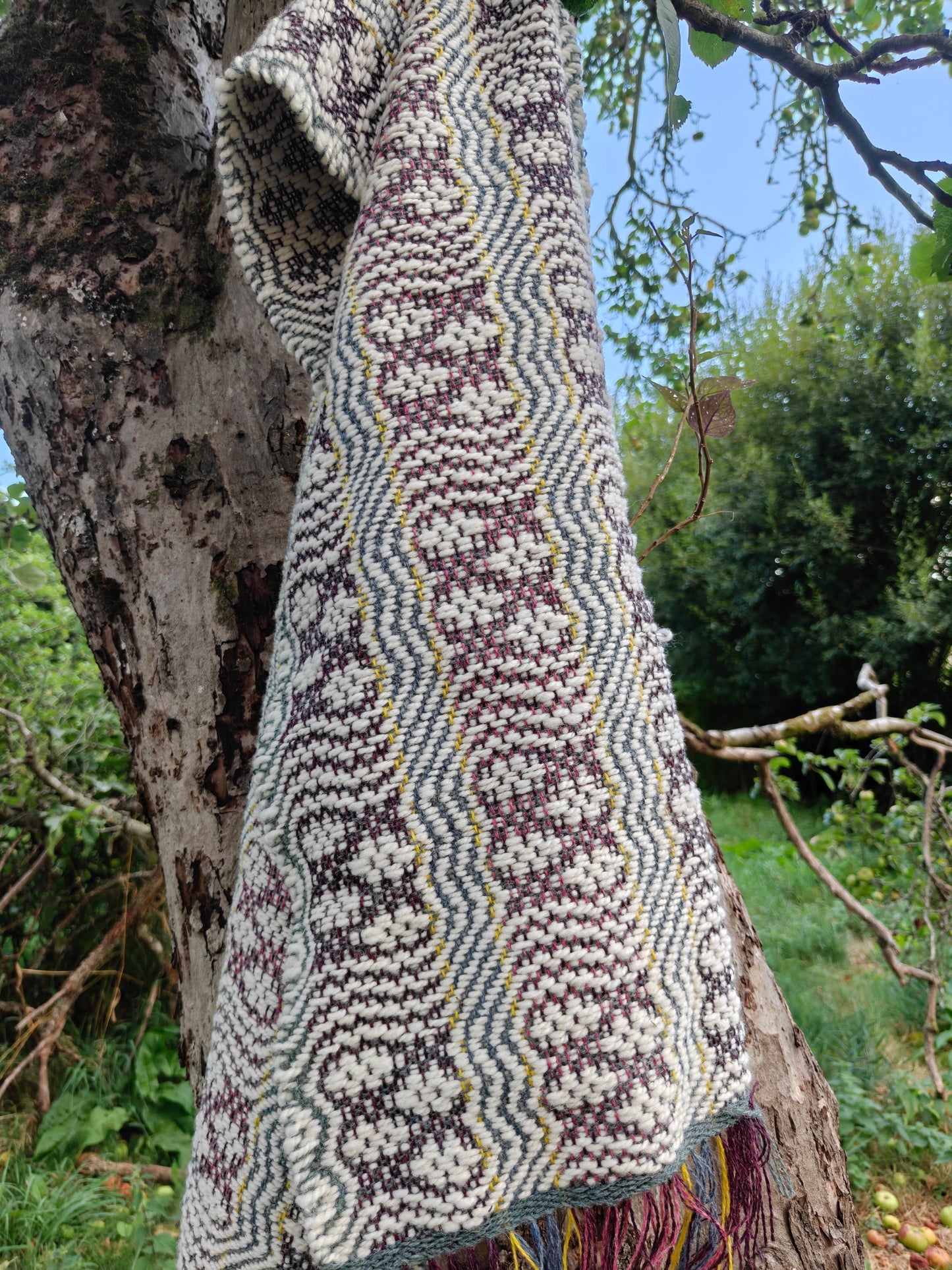 Handspun Lambswool Scarf.