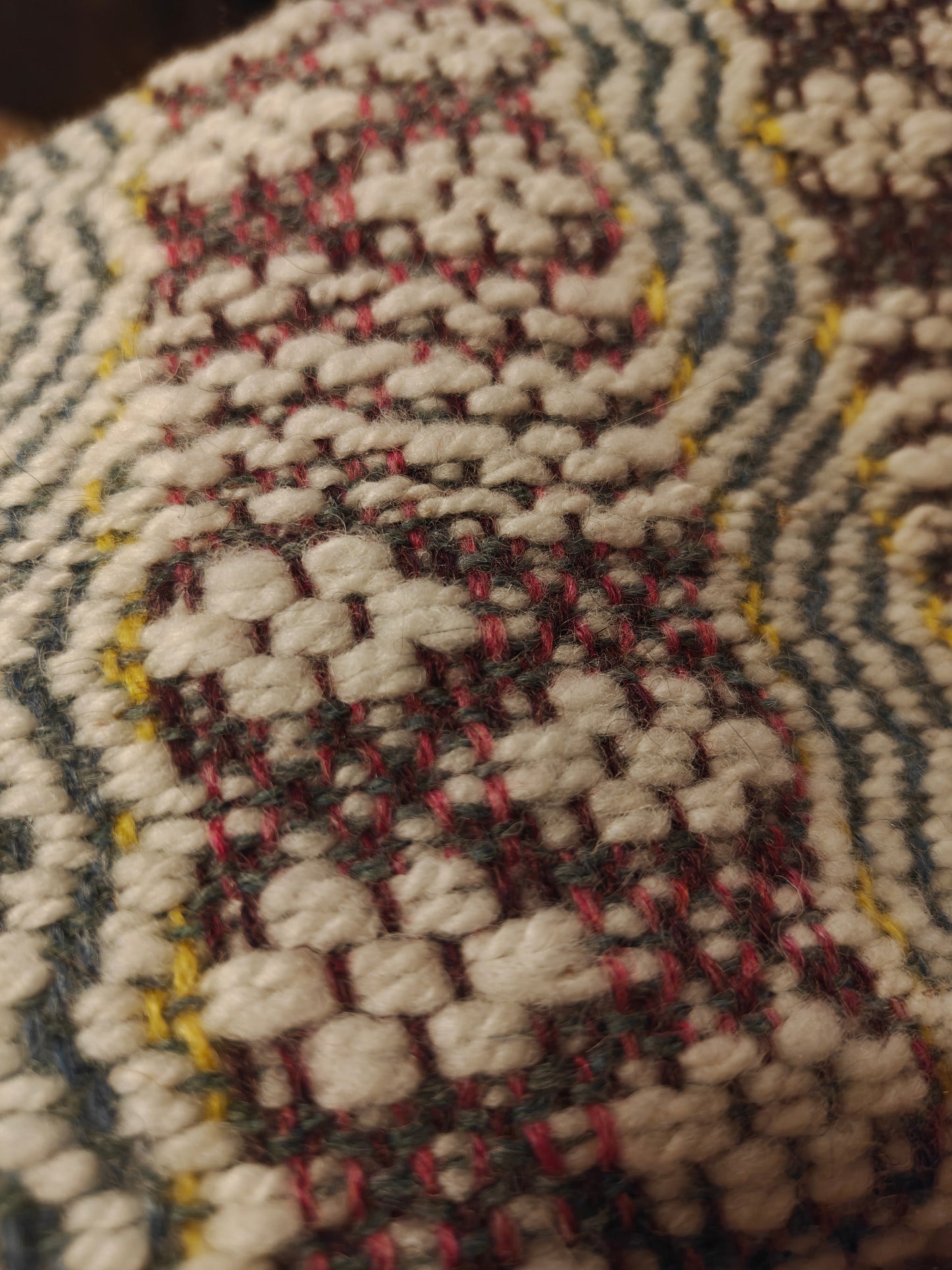 Handspun Lambswool Scarf.