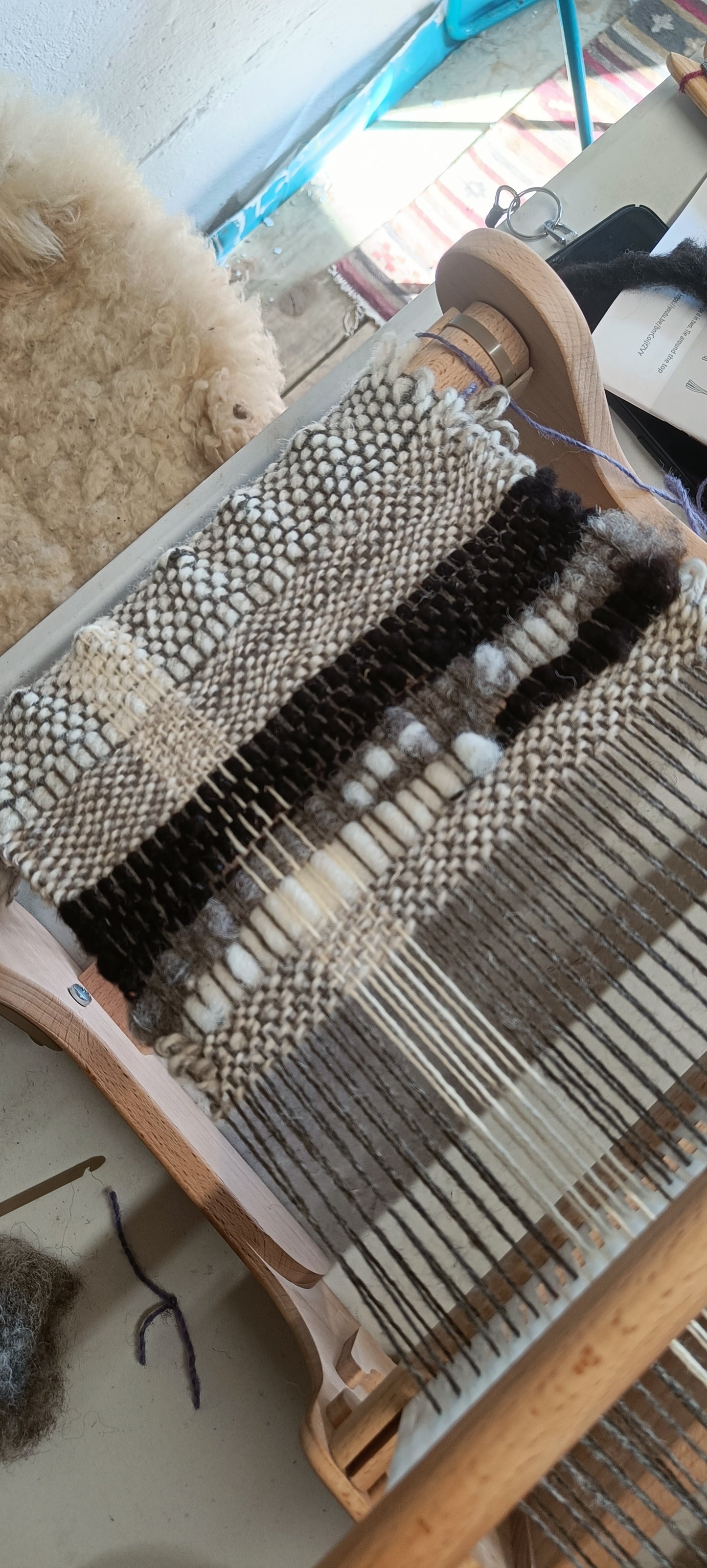 Christmas Rigid Heddle Loom Weaving | December 2025