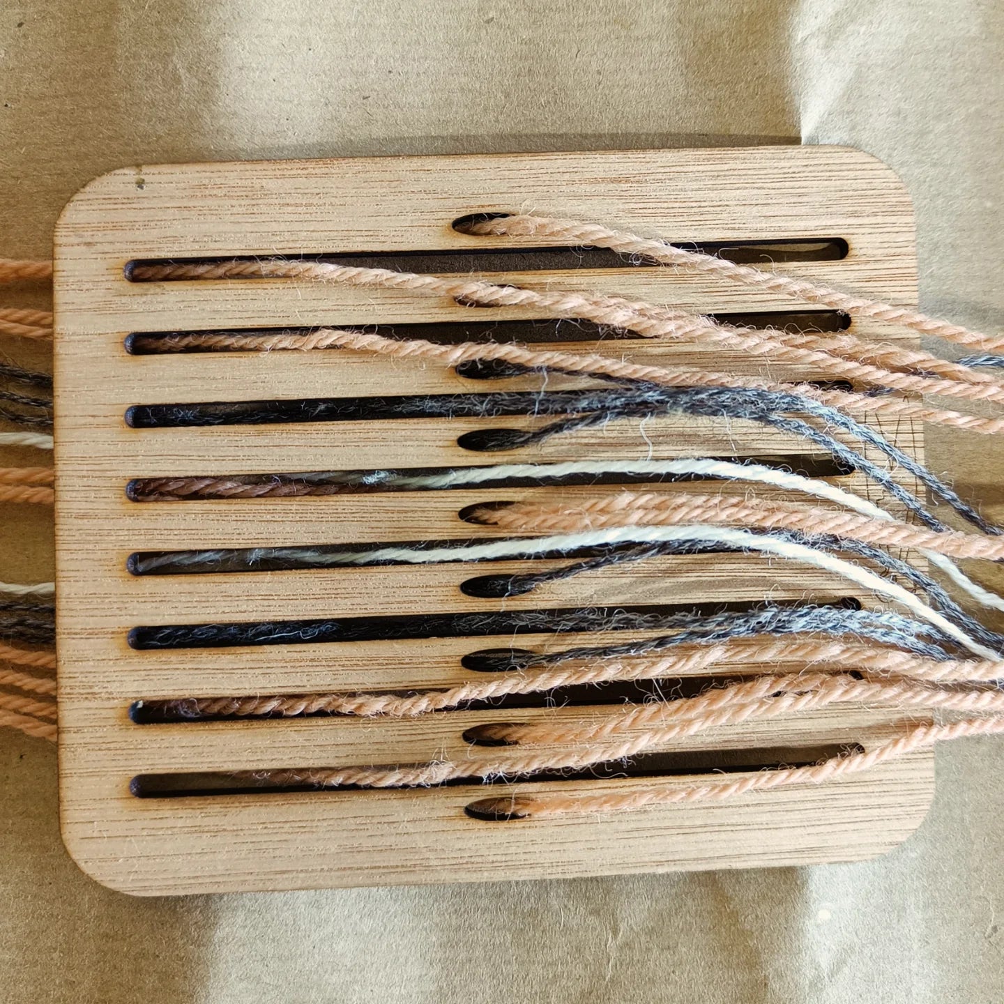 Band Weaving Kit with Plant Dyed Yarn