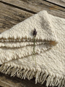 Rowan - Pure Portland wool blanket.