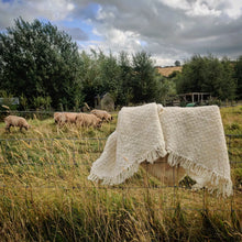 Load image into Gallery viewer, Rowan - Pure Portland wool blanket.
