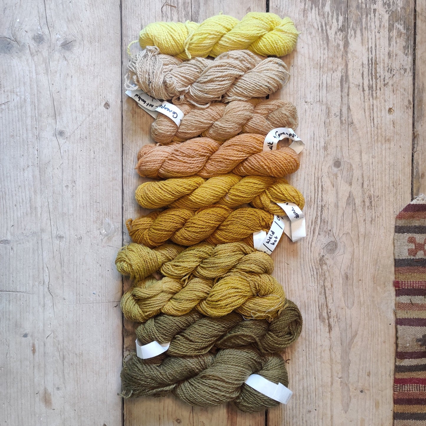 Band Weaving Kit with Plant Dyed Yarn