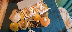 Band Weaving Kit with Plant Dyed Yarn