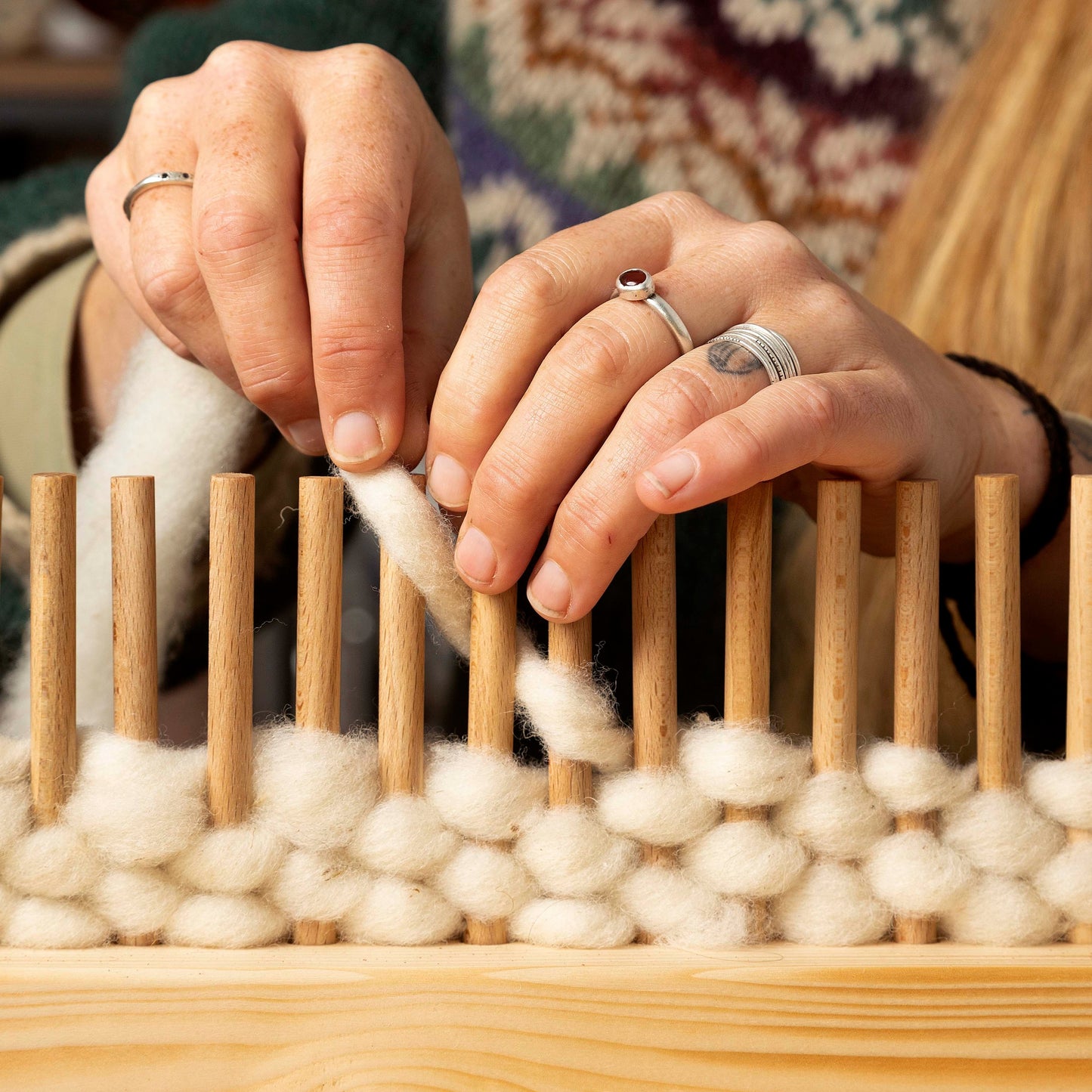 Peg Loom Weaving Tuition